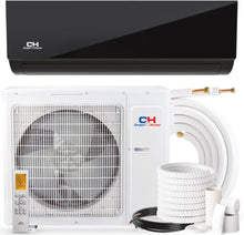 Cooper & Hunter, Olivia Series Midnight Edition, 18,000 BTU, 230V, 24 SEER, Ductless Mini Split AC/Heater with Installation kit