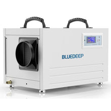 Bluedeep DK145 - 145 Pints Auto Defrost Commercial Dehumidifier with Drain Hose for 6000 ft² Basement