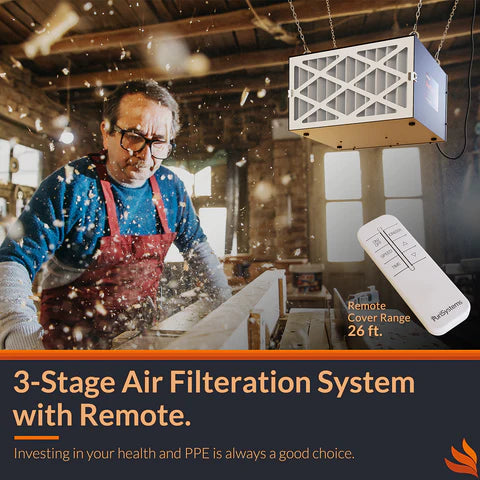 Garage air hot sale filtration system