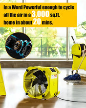 ALORAIR ZEUS EXTREME AXIAL FAN HIGH-VELOCITY AIR MOVER 3000CFM WITH HOUR METER,VARIABLE SPEED,CIRCUIT BREAKER PROTECTION