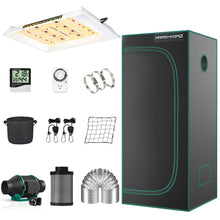 Mars Hydro TS600 LED Grow Light + 2'X2' (60X60CM) Indoor Complete Tent Kits