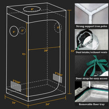 Mars Hydro TS600 LED Grow Light + 2'X2' (60X60CM) Indoor Complete Tent Kits