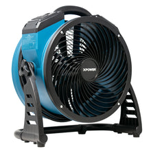 XPOWER FC-250AD 1560 CFM Variable Speed Pro 13” Sealed Brushless DC Motor Air Circulator Utility Fan with Built-in Power Outlets