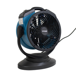 XPOWER FM-68 Oscillating Portable 3 Speed 11" Outdoor Cooling Misting Fan and High Velocity Air Circulator