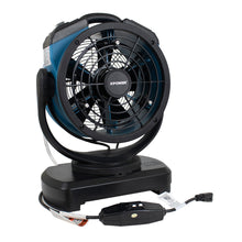 XPOWER FM-68W Multipurpose Oscillating Portable 3 Speed 11" Outdoor Cooling Misting Fan with Built-In Water Pump and Hose