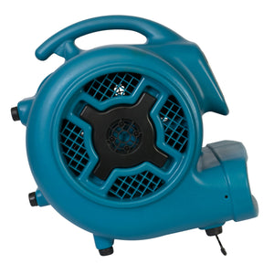 XPOWER P-800H 3/4 HP 3200 CFM 3 Speed Air Mover, Carpet Dryer, Floor Fan, Blower with Telescopic Handle and Wheels