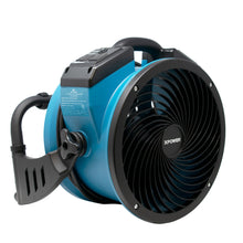 XPOWER FC-250AD 1560 CFM Variable Speed Pro 13” Sealed Brushless DC Motor Air Circulator Utility Fan with Built-in Power Outlets