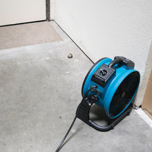 XPOWER P-21AR 1100 CFM 4 Speed Industrial Axial Air Mover, Blower, Fan with Built-in Power Outlets