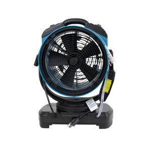 XPOWER FM-68W Multipurpose Oscillating Portable 3 Speed 11" Outdoor Cooling Misting Fan with Built-In Water Pump and Hose