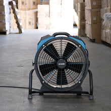 XPOWER X-47ATR 1/3 HP 3600 CFM Variable Speed Sealed Motor Industrial Axial Air Mover, Blower, Fan with Timer and Power Outlets