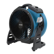 XPOWER FC-150B Dual Power AC/DC Rechargeable 11" Sealed Brushless DC Motor Whole Room Air Circulator Utility Fan