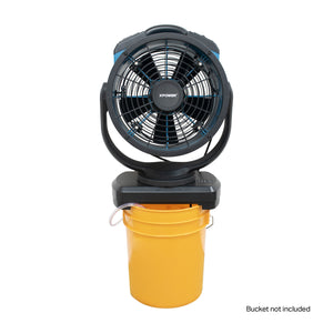 XPOWER FM-88W Multipurpose Oscillating Portable 3 Speed 14" Outdoor Cooling Misting Fan with Built-In Water Pump and Hose