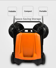 SANITMAX SM650 27.5" Manual Push Powered Floor Sweeper, Triple Brushes, Indoor and Outdoor