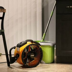 XPOWER FC-100 1100 CFM 4 Speed Portable Multipurpose 11" Pro Whole Room Air Circulator Utility Fan