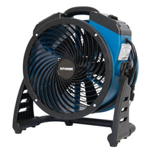 XPOWER P-21AR 1100 CFM 4 Speed Industrial Axial Air Mover, Blower, Fan with Built-in Power Outlets