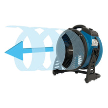 XPOWER P-26AR 1300 CFM 4 Speed Industrial Axial Air Mover, Blower, Fan with Built-in Power Outlets