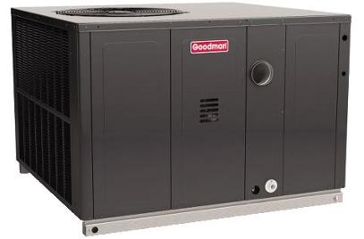 Goodman Dual Fuel Packaged Unit 14 SEER, Single-Phase, 2.5 Ton, R410A, 81% AFUE, 8.0 HSPF