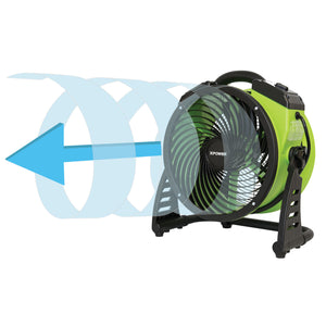 XPOWER FC-250D 1560 CFM Variable Speed Pro 13” Sealed Brushless DC Motor Air Circulator Utility Fan with Timer