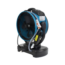 XPOWER FM-68W Multipurpose Oscillating Portable 3 Speed 11" Outdoor Cooling Misting Fan with Built-In Water Pump and Hose