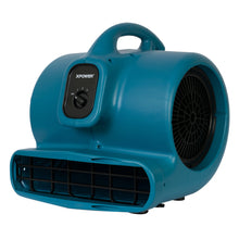 XPOWER P-600A 1/3 HP 2600 CFM 3 Speed Air Mover, Carpet Dryer, Floor Fan, Blower with Built-in GFCI Power Outlets