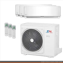 Tri 3 Zone Mini Split Ductless Air Conditioner Heat Pump 12000 12000 12000 Multi