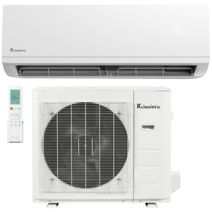 24,000 BTU Klimaire 21.5 SEER Hyper-Heat Ductless Mini-Split Inverter Air Conditioner Heat Pump WiFi Ready System (230 Volt)
