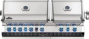 Napoleon Built-in Prestige PRO 825 Natural Gas Grill Head with Infrared Bottom and Rear Burner, Stainless Steel