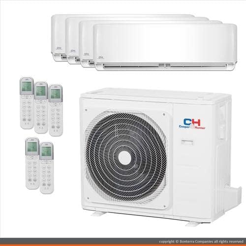 Five 5 Zone Mini Split Ductless Air Conditioner Heat Pump 9000 9000 9000 12000 12000 Multi