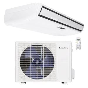 18,000 BTU 23 SEER2 Klimaire Floor-Ceiling Ductless Mini-Split Inverter Air Conditioner Heat Pump System 220V