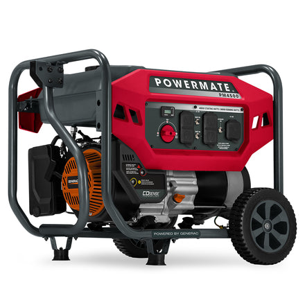 Powermate 4500W Portable Generator (50St), Manual-Start