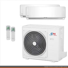 Dual 2 Zone Mini Split Ductless Air Conditioner Heat Pump 18000 18000 Multi