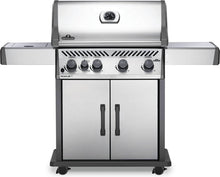 Napoleon Rogue XT 525 Propane Gas Grill with Infrared Side Burner, Stainless Steel