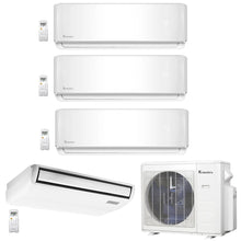 4-Zone Klimaire 23.9 SEER2 Multi Split Wall Mount Floor-Ceiling Air Conditioner Heat Pump System 9+9+12+18
