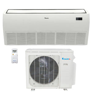 36,000 BTU Klimaire 16 SEER Ductless Floor Mounted Heat Pump Air Conditioner System