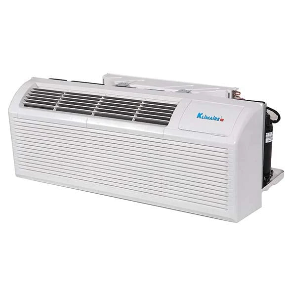 Klimaire PTAC 15,000 BTU Air Conditioner Heat Pump With 5kW Heater - 208-230V - 30A