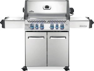 Napoleon Prestige 500 Natural Gas Grill with Infrared Side and Rear Burners, Stainless Steel