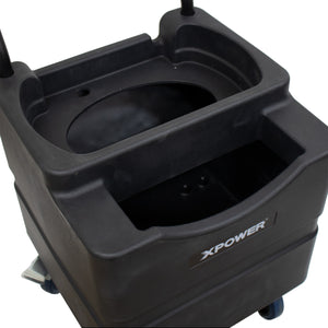 XPOWER WT-45 Portable Mobile Water Reservoir Tank for FM-68W and FM-88W Misting Fan, 45 Liter, 11.8 Gallon, Wheels