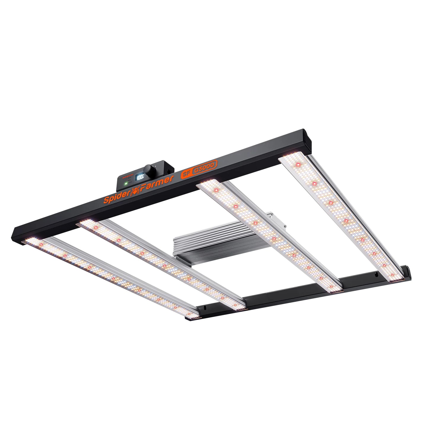 2025 Spider Farmer G3000 300W WiFi & Bluetooth App-Controlled Dimmable Cost effective Full Spectrum LED Grow Light for 3X3 Grow Tent