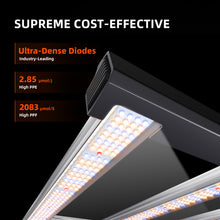 2025 Spider Farmer G7000 730W WiFi & Bluetooth App-Controlled Dimmable Cost effective Full Spectrum High Yield LED Grow Light for 4X4 / 5X5FT Grow Tent