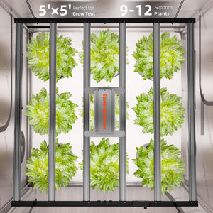 2025 Spider Farmer G7000 730W WiFi & Bluetooth App-Controlled Dimmable Cost effective Full Spectrum High Yield LED Grow Light for 4X4 / 5X5FT Grow Tent