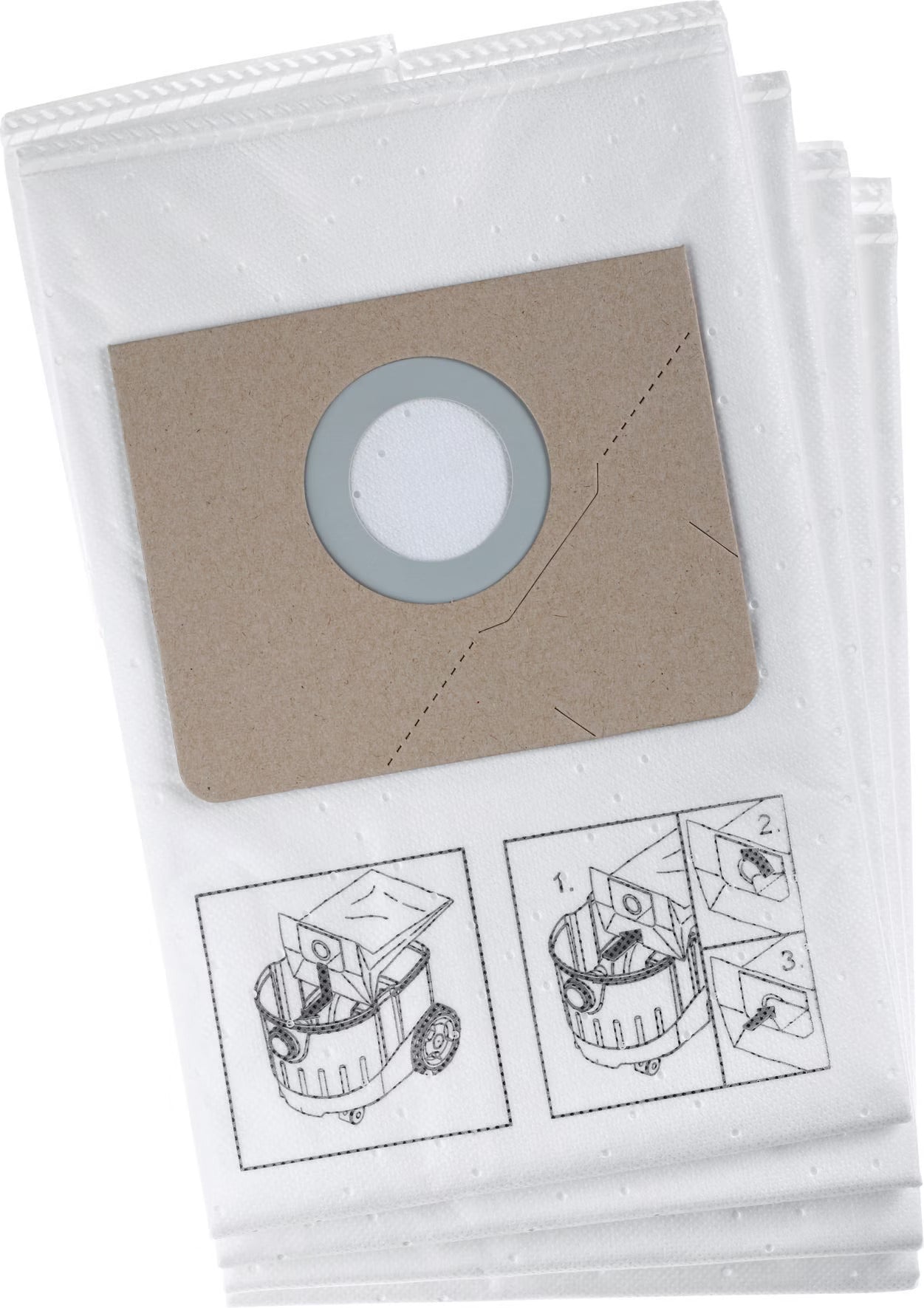 Fleece Dust Disposal And Pre-Filter Bags VC 125-6 (5)