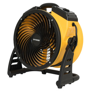 XPOWER FC-100 1100 CFM 4 Speed Portable Multipurpose 11" Pro Whole Room Air Circulator Utility Fan