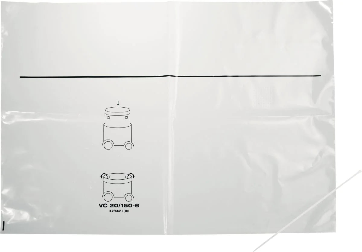 Plastic Dust Disposal Bags VC 150-6 Gen 2 (10)