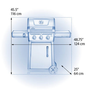 Napoleon Freestyle 365 Propane Gas Grill, Graphite Grey