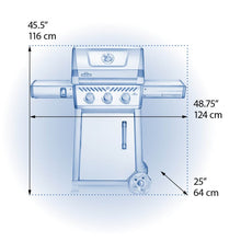 Napoleon Freestyle 365 Natural Gas Grill, Graphite Grey