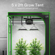 VIVOSUN S538 5x2 Mylar Grow Tent, 60" x 32" x 80"
