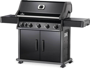 Napoleon Rogue XT 625 Propane Gas Grill with Infrared Side Burner, Black