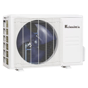 9,000 BTU Klimaire 24 SEER2 Hyper Heat Ductless Mini-Split Inverter Air Conditioner Heat Pump WiFi Ready System (230 Volt) [Free Wi-Fi Adapter]