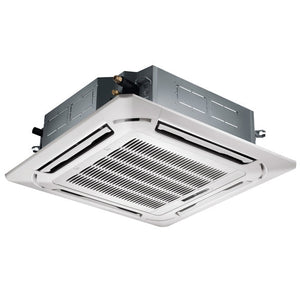 24,000 BTU Klimaire 21.5 SEER Ceiling Cassette Ductless Mini-Split Air Conditioner Heat Pump System 220V