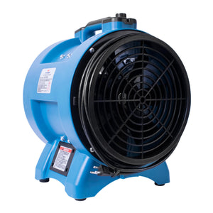 XPOWER X-12 Variable Speed 12" Diameter Industrial Confined Space Ventilator Fan